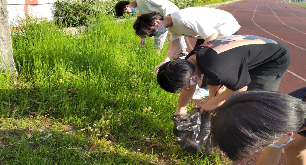 同学，你劳动的身影真美  --交通工程学院组织留校学生开展劳动教育