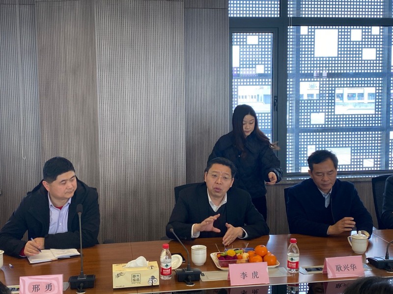 校党委书记、校长李虎一行赴无锡贝斯特精机股份有限公司洽谈校企合作